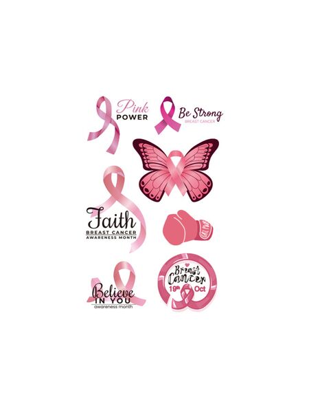 Pink Power Tattoos