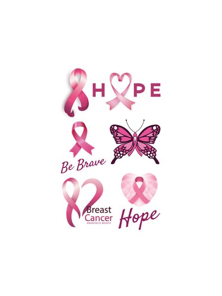 Hope's Ribbon Tattoos