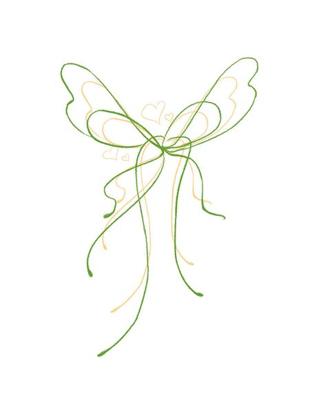 Emerald Bow Whisper Tattoos