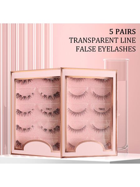 Attitude 5 Pairs Natural Lashes