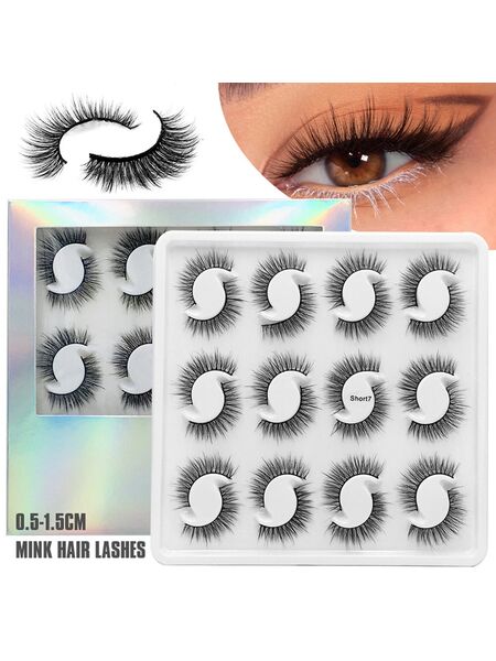 Bad Girl 12 Pairs Natural Lashes