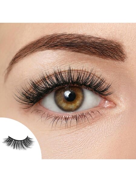 Born to Love 3 Pairs Natural Glue-on Lashes