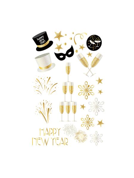 Frosty Fizz Glitter Tattoos