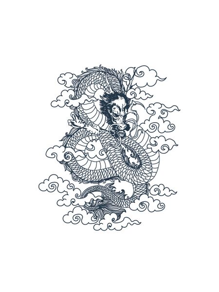 Dragon's Mist Majesty Tattoos