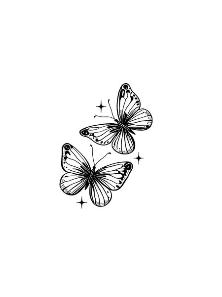 Flutter Duo Tattoos