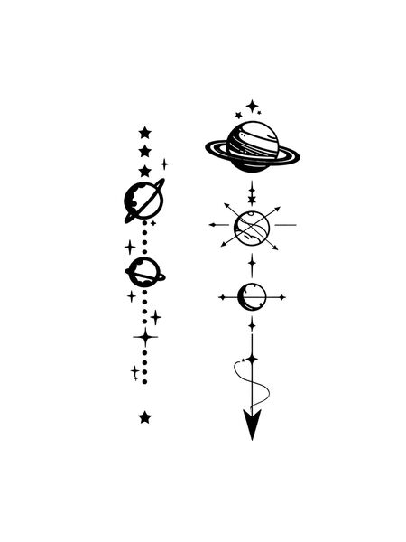 Cosmic Voyage Tattoos