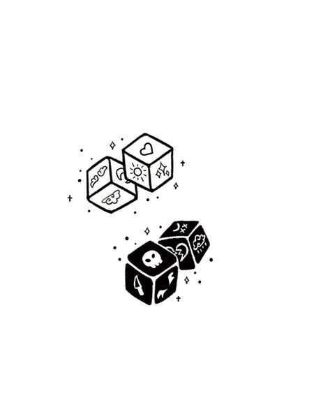 Fate's Dice Tattoos