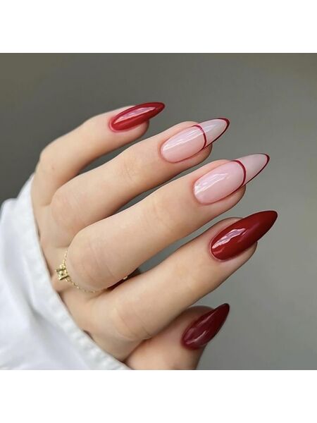 Garnet Gloss Red Nails